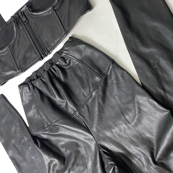 WILFRED Upcycled Daria Pant Vegan Leather Leggings - Picture 9 of 16